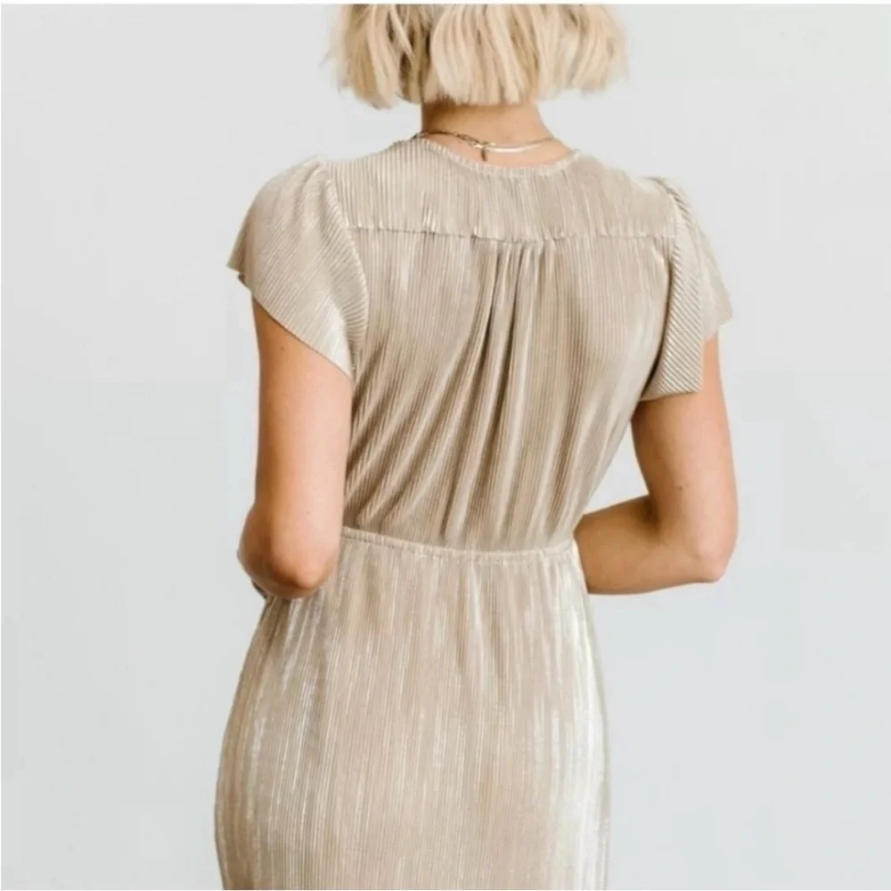 Baltic Born Athena Dress Gold Maxi Dress Wedding Gala Black‎ Tie Formal Dress - Picture 2 of 10